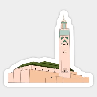 Mosque Hassan 2 Casablanca Sticker